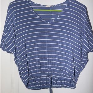 Women’s Striped Crop Top